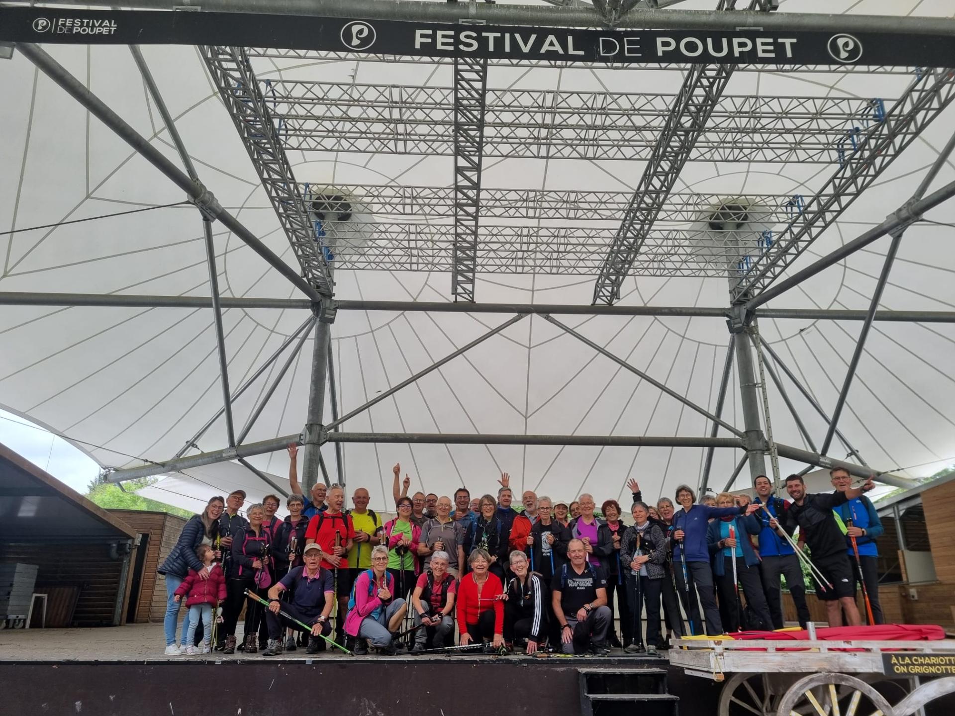 Sur la scène de Poupet